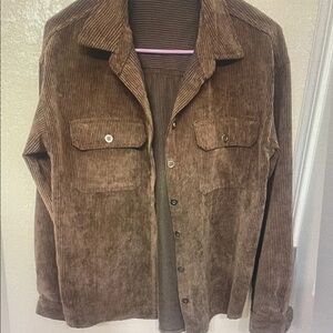 Velvet Heart Brown Corduroy Utility Jacket